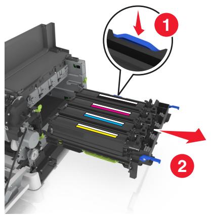 LEXMARK CS310DN, CX310DN, CX410DE - Remplacement d'une unité de développement - 8