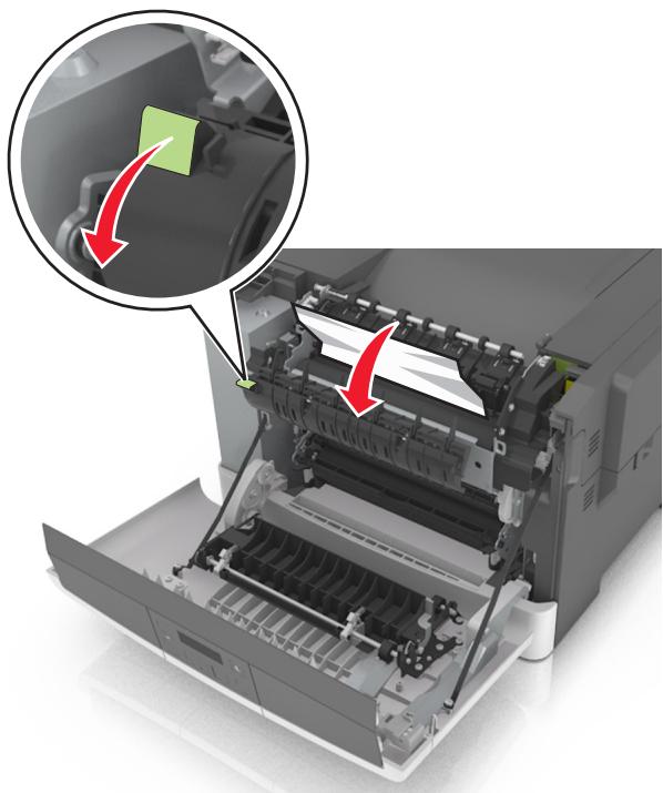 LEXMARK CX310DN - Bourrage, unité de fusion. Ouvrez la porte avant. [202.xx] - 2