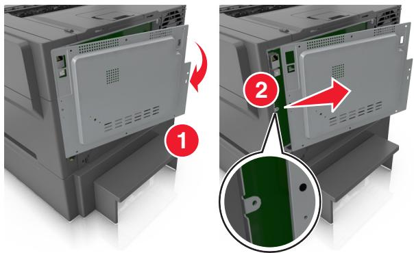 LEXMARK CX310DN - Installation d'une carte mémoire - 3