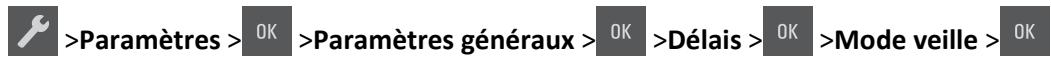 LEXMARK CX310DN - A partir du panneau de commandes de l'imprimante - 1
