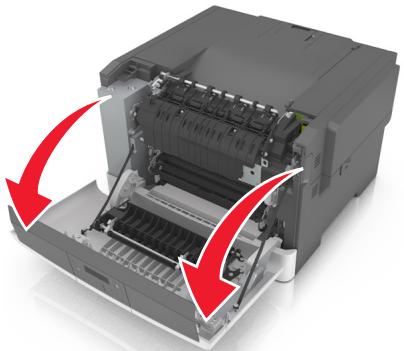 LEXMARK CX310DN - Bourrage, unité de fusion. Ouvrez la porte avant. [202.xx] - 1