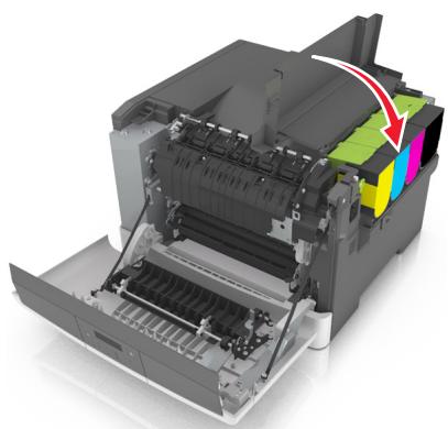 LEXMARK CX310DN - Remplacement de la bouteille de récapération de toner - 9