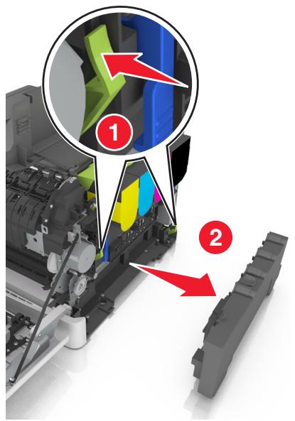 LEXMARK CX310DN - Remplacement de la bouteille de récapération de toner - 6