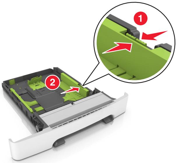 LEXMARK CX410DE - Chargement du tiroir 250 feuilles - 2
