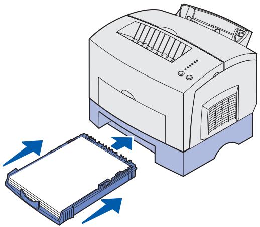 LEXMARK E220 - Einlagen von Druckmedien in das zusammenzliche 250-Blatt-Fach - 7