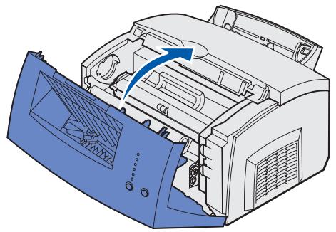 LEXMARK E220 - Entfern der Druckkassettenverpackung - 6