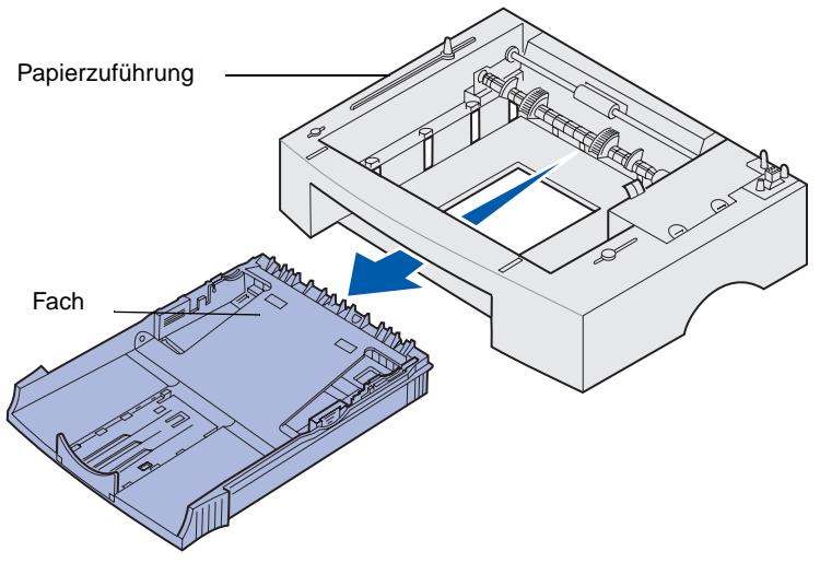 LEXMARK E220 - Schritt 2: Anbringenden zusätzlichen 250-Blatt-Zuführung - 1