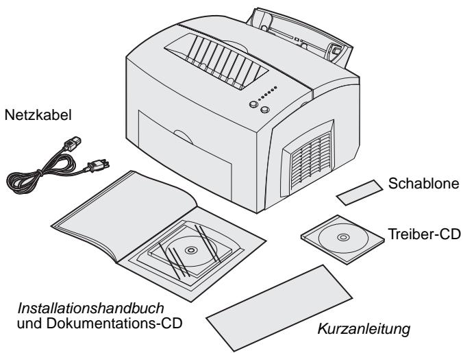 LEXMARK E220 - Schritt 1: Auspacken des Druckers - 1