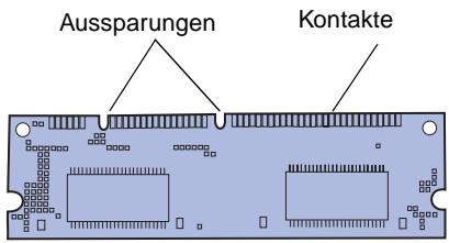 LEXMARK E220 - Installieren einer Speicherkarte - 1