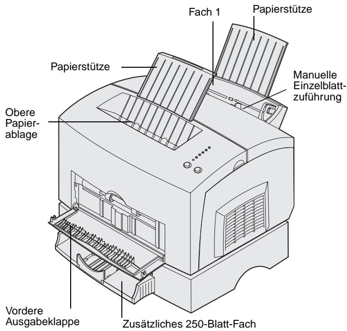 LEXMARK E220 - Schritt 5: Einlagen von Papier - 1