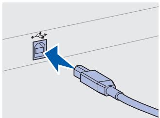 LEXMARK E220 - Schritt 6: Anschlieben von Kabeln - 1