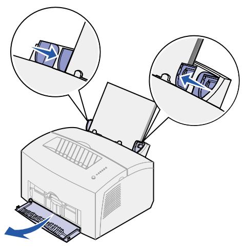 LEXMARK E320 - Einlagen von Papier in Fach 1 - 6