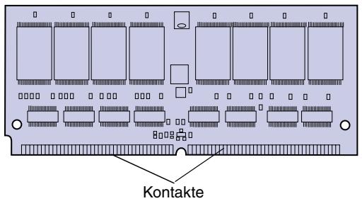 LEXMARK E320 - Installieren einer Flash-Speicherkarte - 1