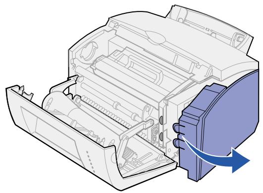 LEXMARK E320 - Entfernen der seitlichen Druckerabdeckung - 3