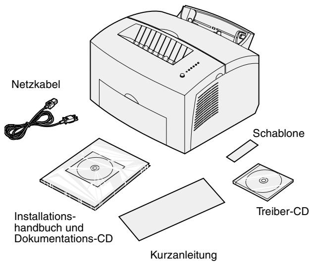 LEXMARK E320 - Schritt 1: Auspacken des Druckers - 1