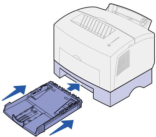 LEXMARK E320 - Schritt 4: Installieren des zusätzlichen Fachs 2 - 3