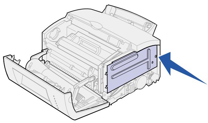LEXMARK E320 - Entfernen der Systemplatinenabdeckung - 1
