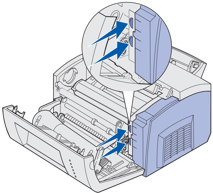 LEXMARK E321 - Entfernen der seitlichen Druckerabdeckung - 2