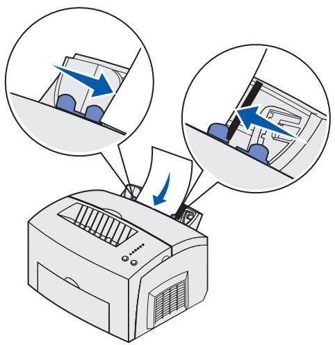 LEXMARK E321 - Einlagen von Papier in die manuelle Einzelblattzuführung - 2