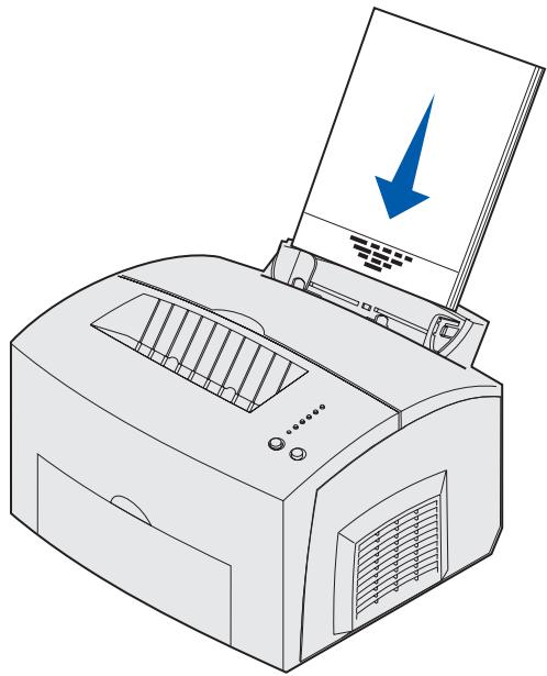 LEXMARK E321 - Einlagen von Papier in Fach 1 - 3
