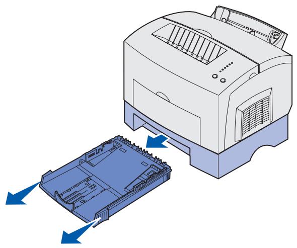 LEXMARK E323 - Einlagen von Druckmedien in das zusammenzliche 250-Blatt-Papierfach - 1