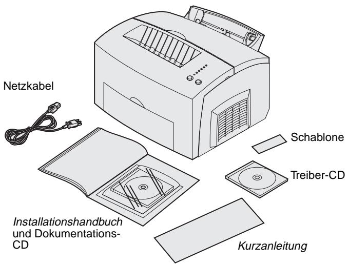 LEXMARK E323 - Schritt 1: Auspacken des Druckers - 1
