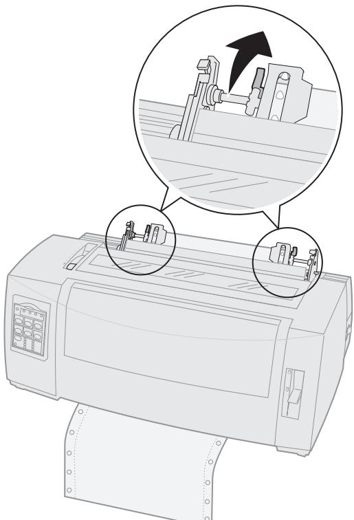 LEXMARK FORMS PRINTER 2400 - Reglez la marge de gauche. - 2