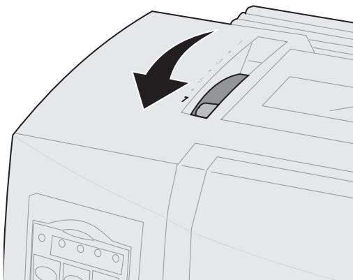 LEXMARK FORMS PRINTER 2400 - Chargement de papier listing par l'avant à l'aide du tracteur tirant - 2