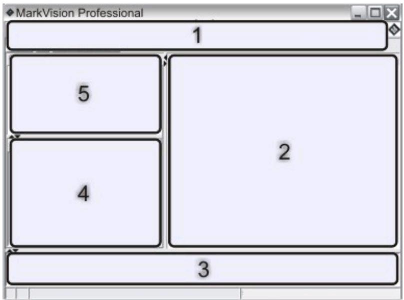 LEXMARK MARKVISION PROFESSIONAL - Navigation à partir de l'écran d'accueil - 1