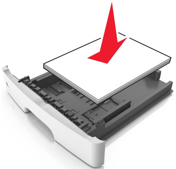 LEXMARK MS310DN, MS410DN - Chargez le papier correctement - 3