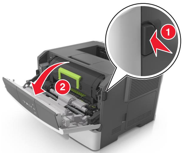 LEXMARK MS410DN - [x]-bourrage papier, ouvre la porte arrête. [20y.xx] - 3