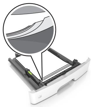 LEXMARK MS410DN - Chargez le papier correctement - 2