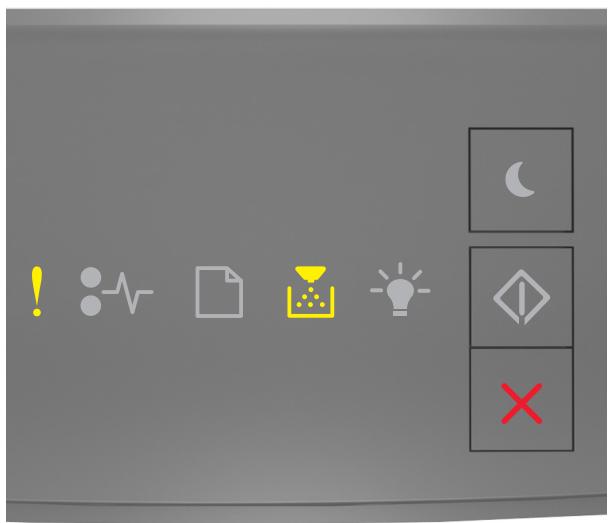 LEXMARK MS410DN - Messages des cartouches de toner - 1