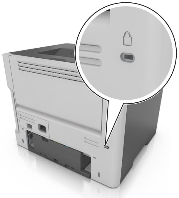 LEXMARK MS410DN - Utilisation de la fonction de verrouillage - 1