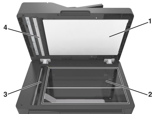 LEXMARK MX611DE - Nettoyage de la vitre du scanner - 2