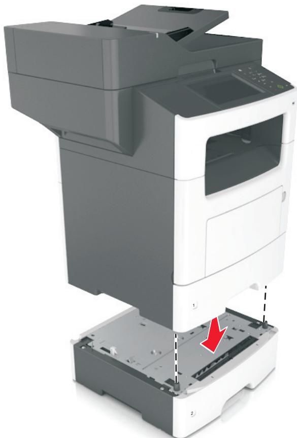 LEXMARK MX611DE - Installation des tiroirs en option - 7