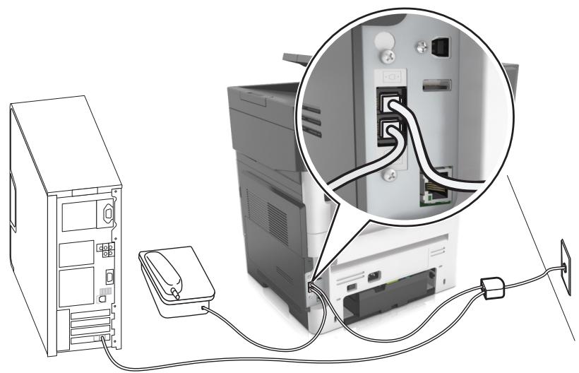 LEXMARK MX611DE - Scenario 2 : DSL (Digital Subscriber Line) - 1