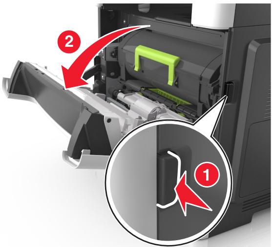 LEXMARK MX611DE - [x]-bourrage papier, ouvre la porte avant. [20y.xx] - 2