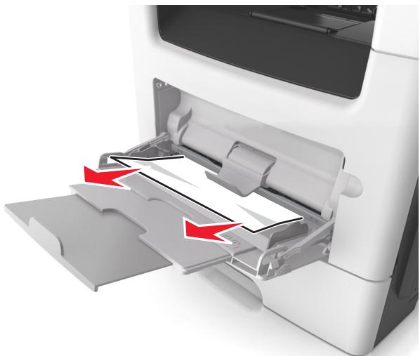 LEXMARK MX611DE - [x]-bourrage papier, dégagez le dispositif d'alimentation manuelle. [25y.xx] - 1
