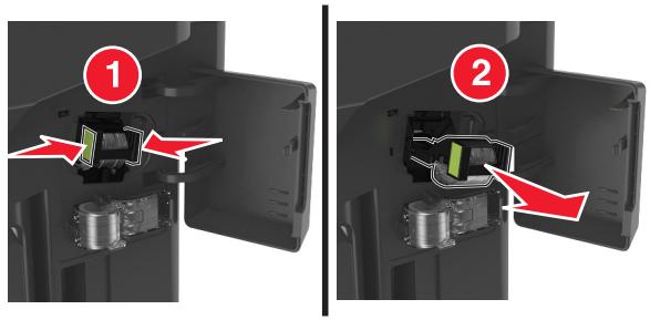 LEXMARK MX611DE - Remplacement de la cartouche d'agrafes - 2