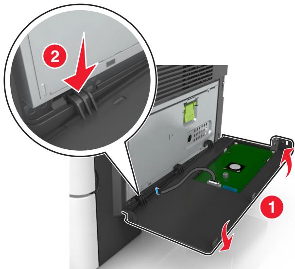 LEXMARK MX611DE - Installation d'un port Internal Solutions Port - 12