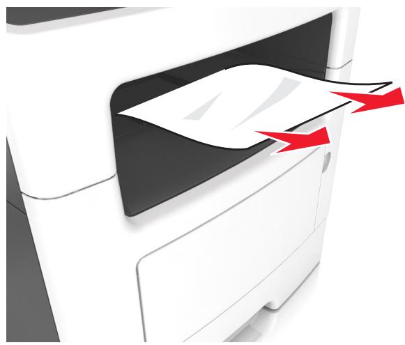 LEXMARK MX611DE - [x]-bourrage papier, retirez le papier coincé du réceptacle standard. [20y.xx] - 1