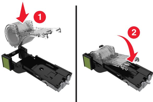LEXMARK MX611DE - Remplacement de la cartouche d'agrafes - 5