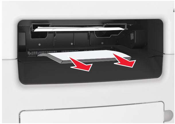 LEXMARK MX611DE - [x]-bourrage papier, retirez toutes les feuilles du réceptacle desoirie. Laissez le papier dans le bac. [45y.xx] - 1