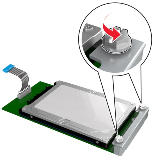 LEXMARK MX611DE - Installation d'un disque dur sur l'imprimante - 2