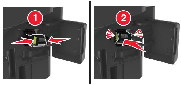 LEXMARK MX611DE - Remplacement de la cartouche d'agrafes - 6
