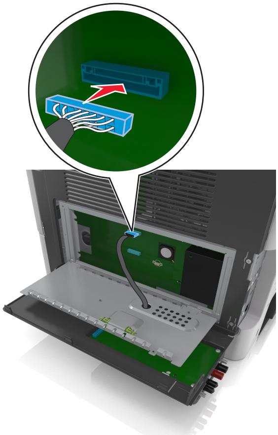 LEXMARK MX611DE - Installation d'un port Internal Solutions Port - 16