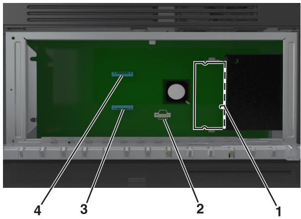 LEXMARK MX611DE - Accès à la carte contrôleur - 4