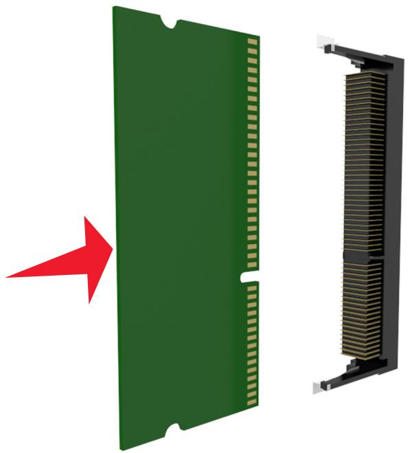 LEXMARK MX611DE - Installation d'une carte mémoire - 3