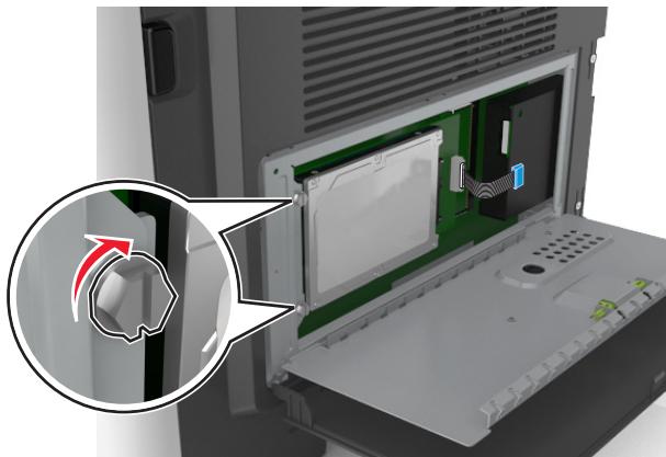 LEXMARK MX611DE - Installation d'un disque dur sur l'imprimante - 5